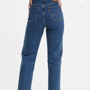 Levi's Premium RIBCAGE STRAIGHT ANKLE WOMEN'S JEANS - Georgie Medium Wash 28x27